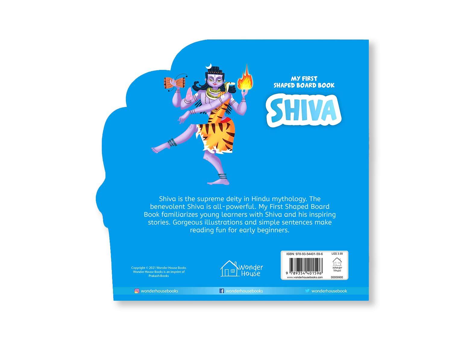 My first shaped board book: illustrated lord shiva hindu mythology picture book for kids age 2+ (indian gods and goddesses) miniatura 4
