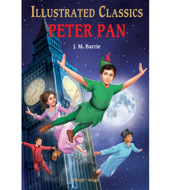 Peter pan : illustrated abridged children classic english novel with review questions (hardback)