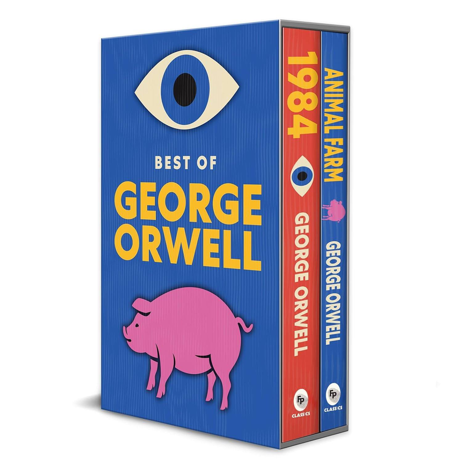 Best of george orwell boxed set (animal farm & 1984) set of 2 books