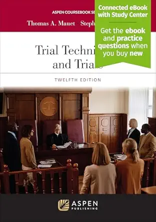 Trial techniques and trials: with online files, study center (aspen coursebook) 12th edición