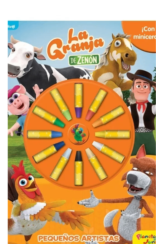 La granja de zenón. pequeños artistas: con 12 miniceras¦
