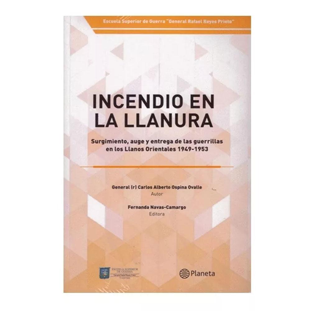 Incendio en la llanura. escuela superior de guerra