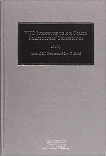 Wto jurisprudence and policy: practioners' perspective
