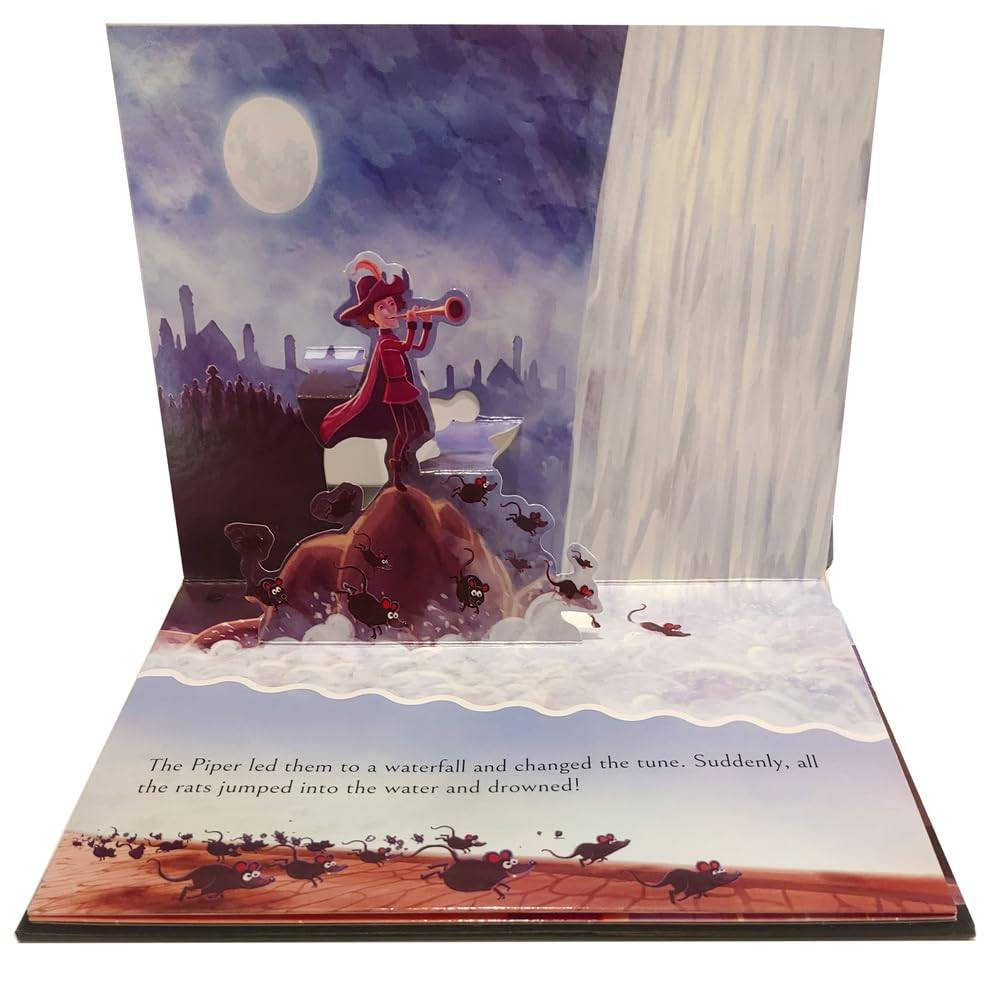 My first pop-up fairy tales - pied piper of hamelin : pop up books for children miniatura 4