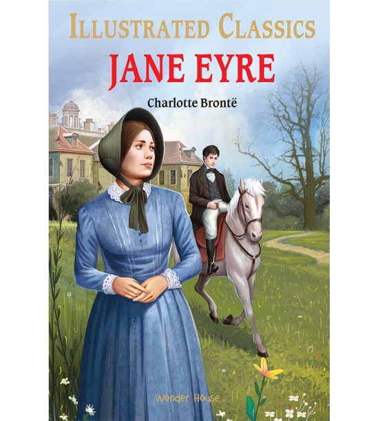 Jane eyre : illustrated abridged children classic english novel with review questions (hardback)