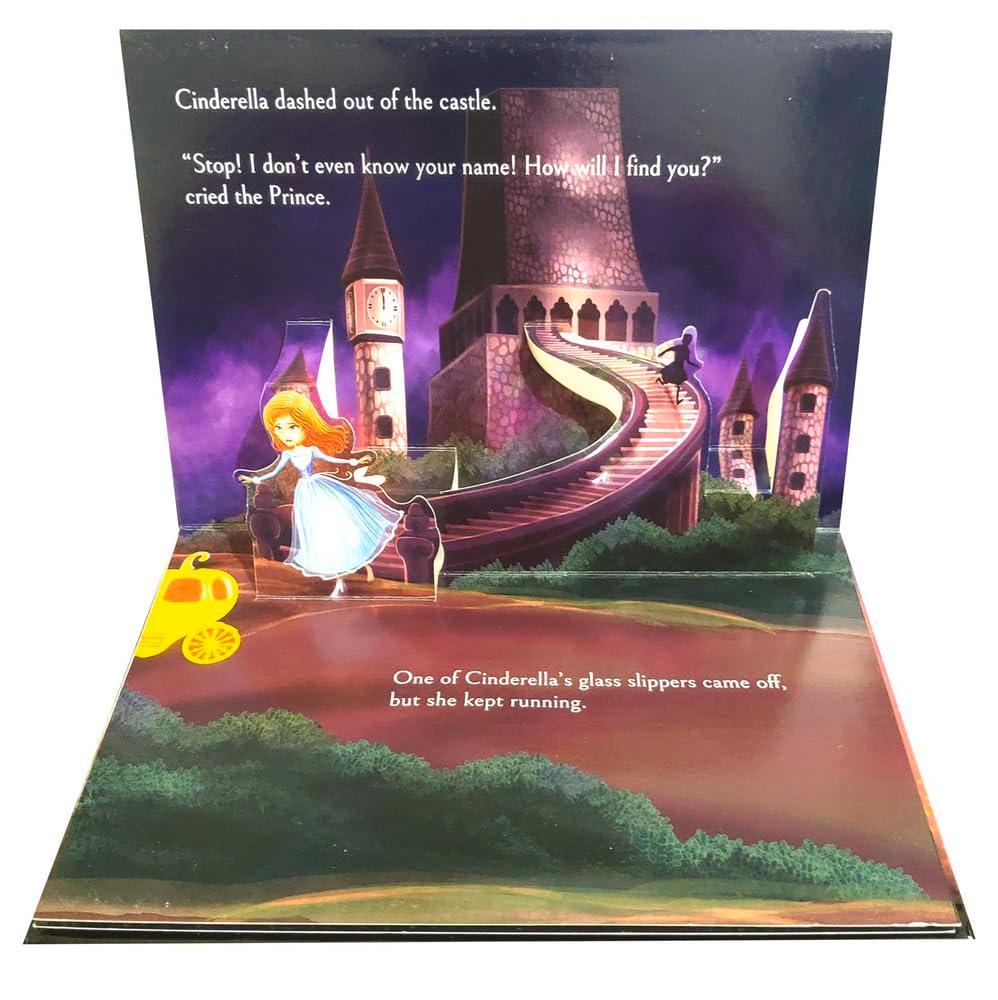 My first pop up fairy tales - cinderella : pop up books for children miniatura 4