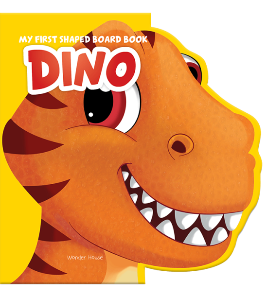 My first shaped board book: illustrated dino - animal picture book for kids age 2+ board book