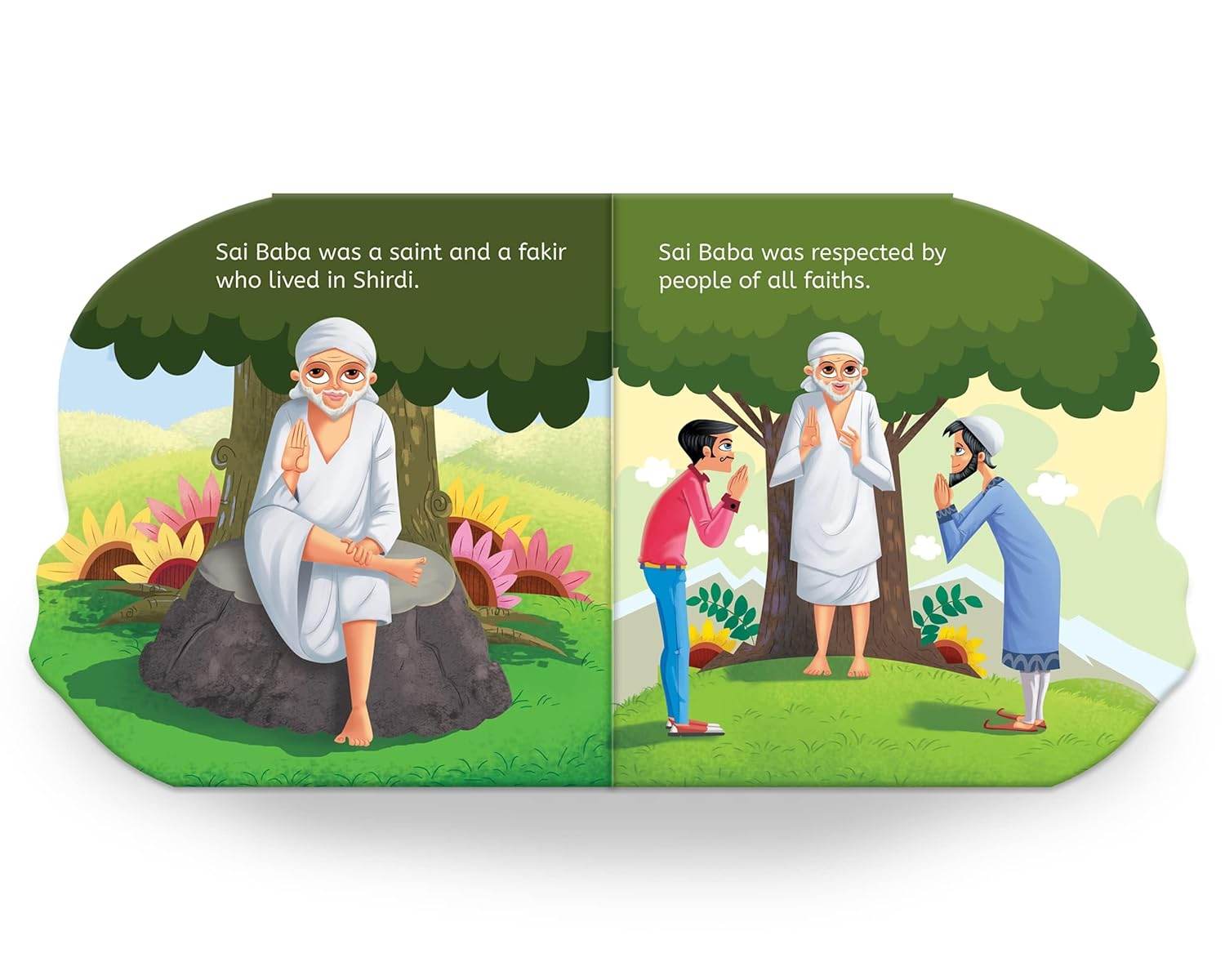 My first shaped board book: illustrated sai baba hindu mythology picture book for kids age 2+ (indian gods and goddesses) miniatura 3