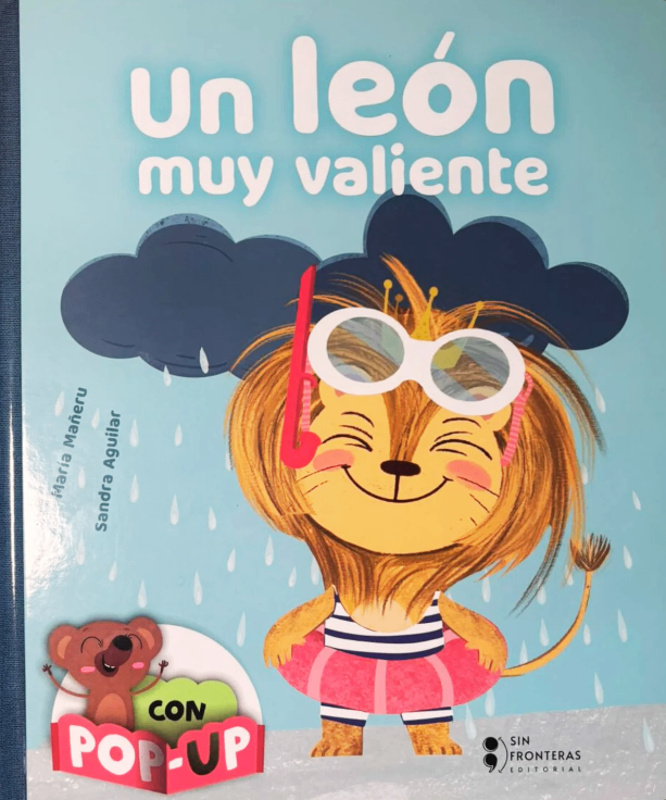 Un león muy valiente pop up