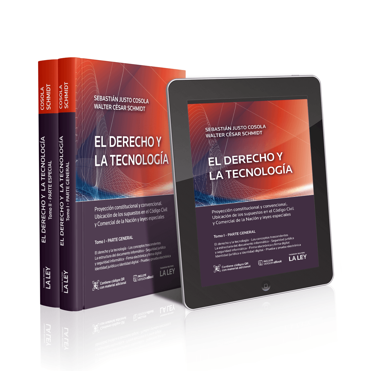 El derecho y la tecnologia. 2 tomos, cosola, schmidt