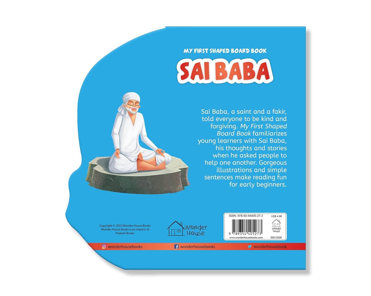 My first shaped board book: illustrated sai baba hindu mythology picture book for kids age 2+ (indian gods and goddesses) miniatura 4