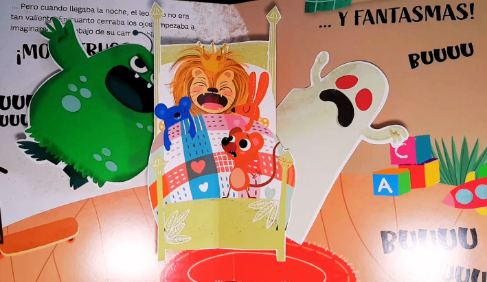 Un león muy valiente pop up miniatura 2