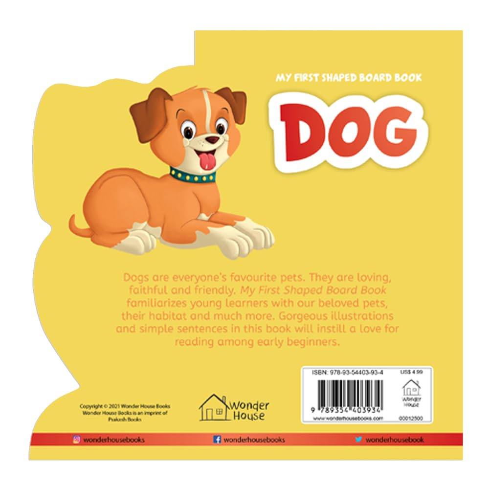 My first shaped board book - dog, die-cut animals, picture book for children miniatura 4