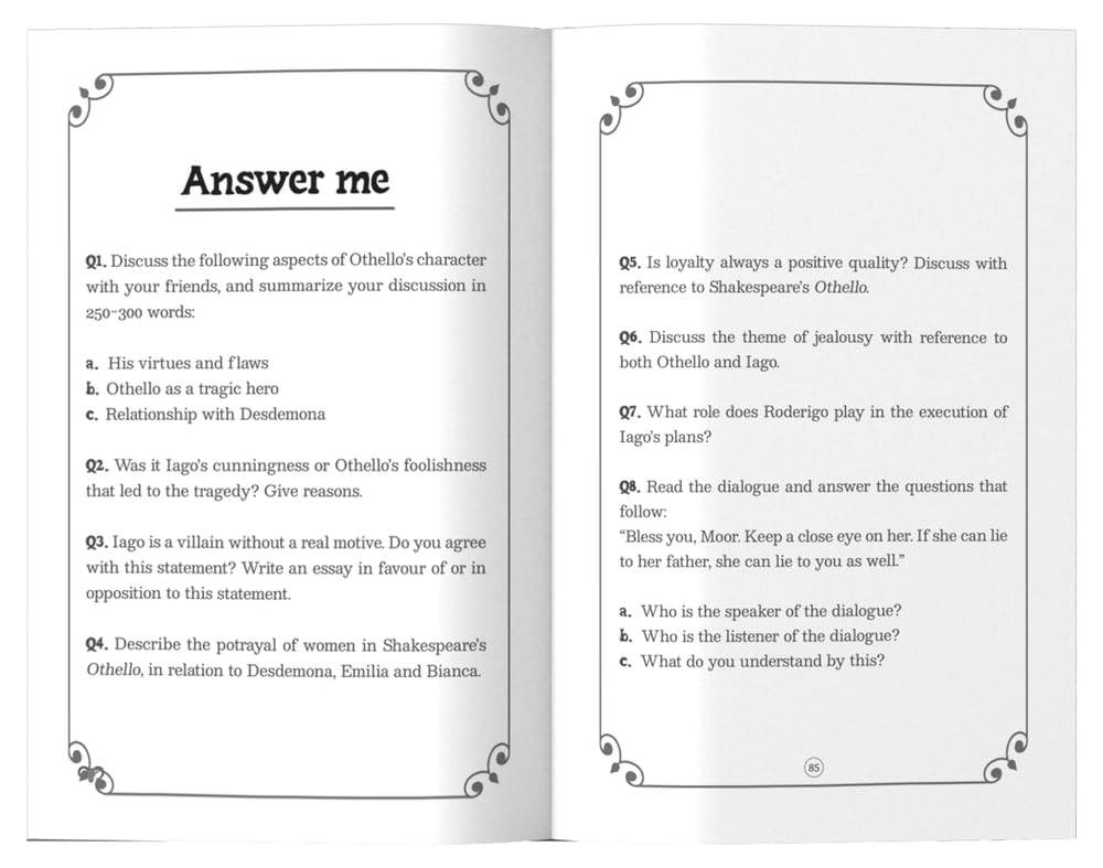 Othello : shakespeare’s greatest stories (abridged and illustrated) with review questions and an introduction to the themes in the story miniatura 5