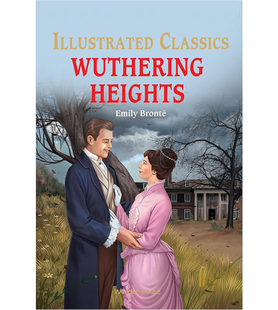 Wuthering heights: illustrated abridged children classic english novel with review questions (hardback)