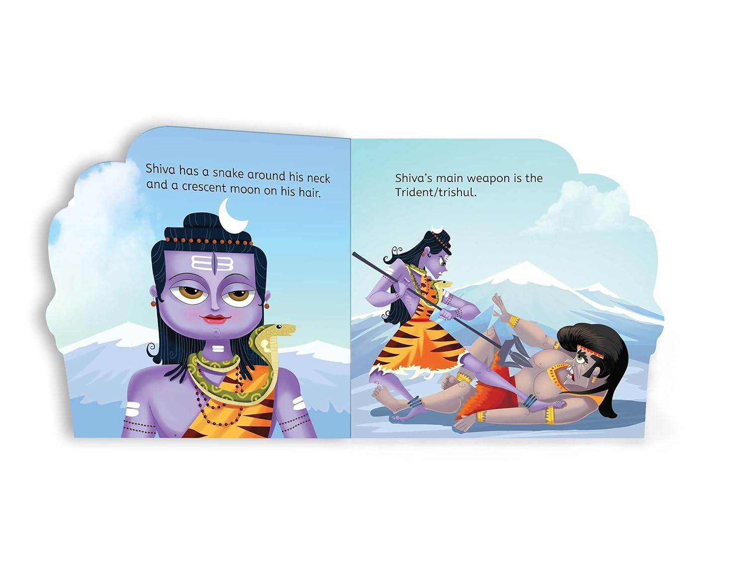 My first shaped board book: illustrated lord shiva hindu mythology picture book for kids age 2+ (indian gods and goddesses) miniatura 2
