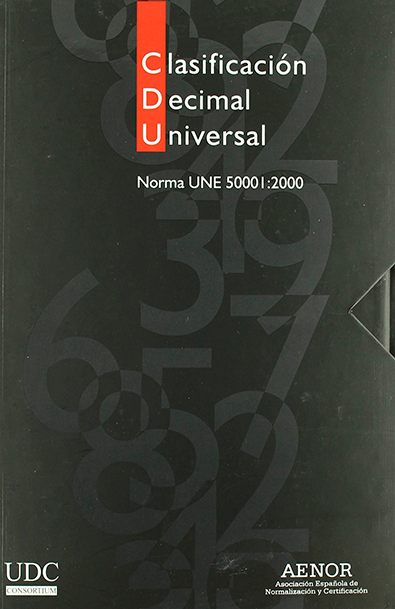 Clasificación decimal universal 3 tomos