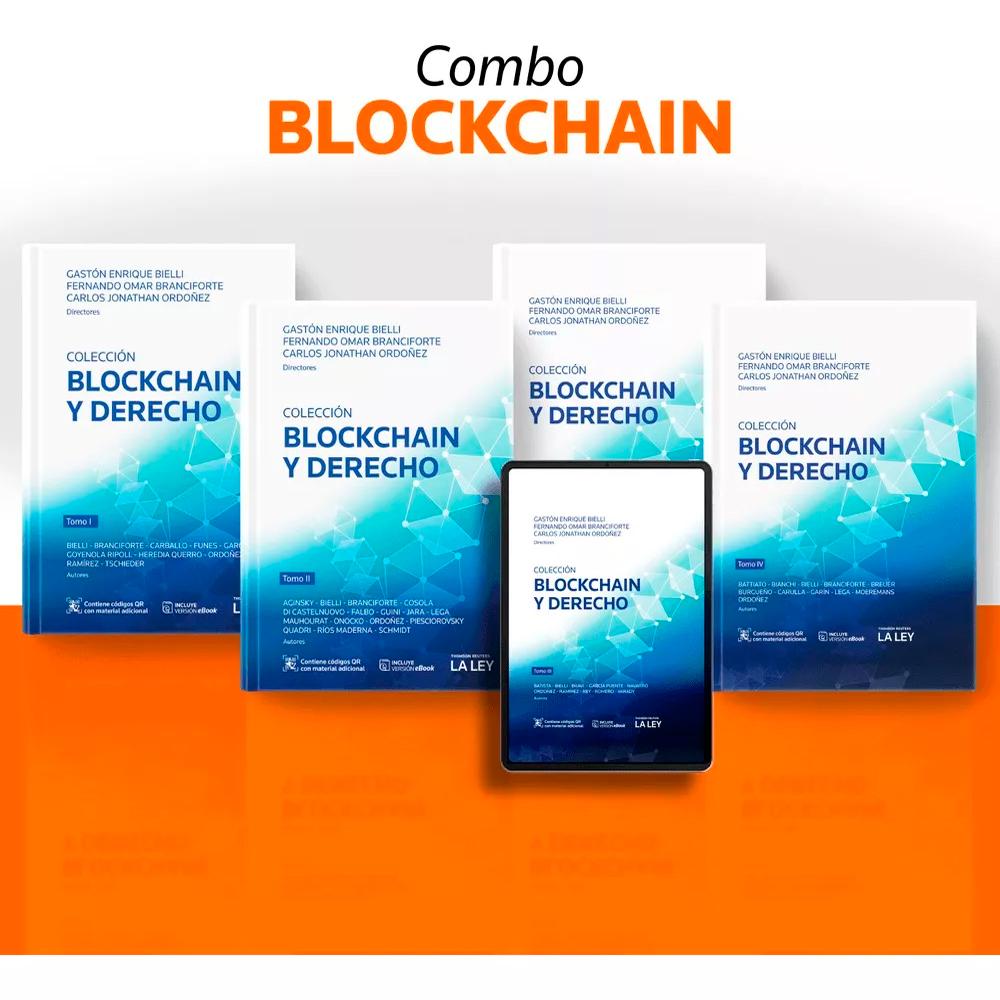 Coleccion blockchain y derecho, 4 tomos