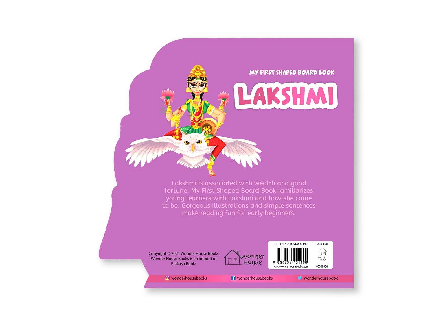My first shaped board book: illustrated goddess laxmi hindu mythology picture book for kids age 2+ (indian gods and goddesses) miniatura 4