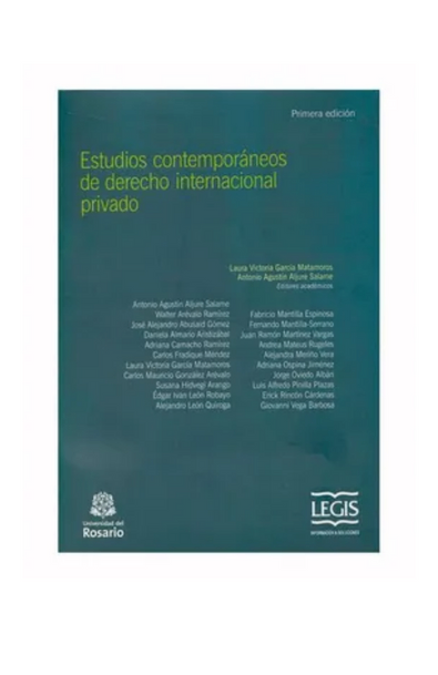 Estudios contemporáneos de derecho internacional privado