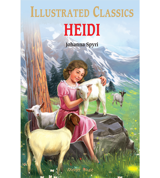 Heidi : illustrated abridged children classic english novel with review questions (hardback)