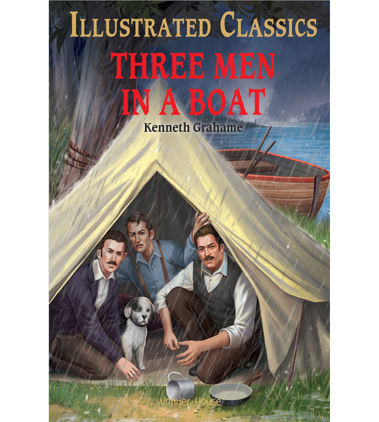 Three men in a boat : illustrated abridged children classic english novel with review questions (hardback)