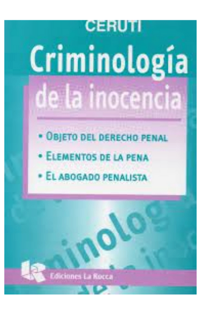 Criminologia de la inocencia