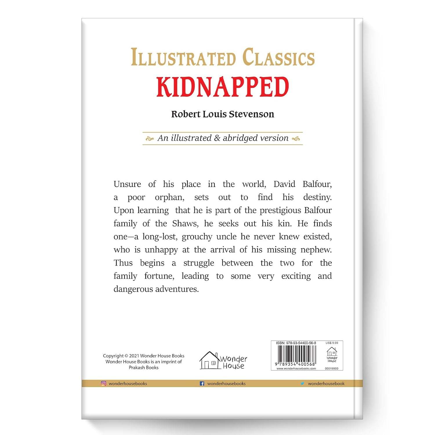 Kidnapped for kids : illustrated abridged children classic english novel with review questions miniatura 4
