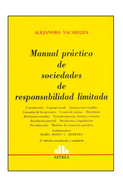 Manual práctico de sociedades de responsabilidad limitada
