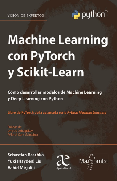 Machine learning con pytorch y scikit-learn