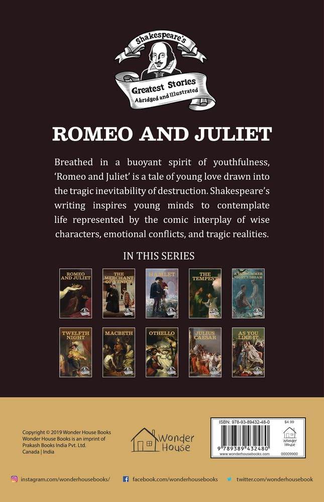 Romeo and juliet : shakespeare’s greatest stories for children (abridged and illustrated) with review questions and an introduction to the themes in the story miniatura 5