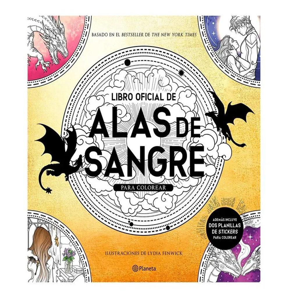 Libro oficial de alas de sangre para colorear 2026