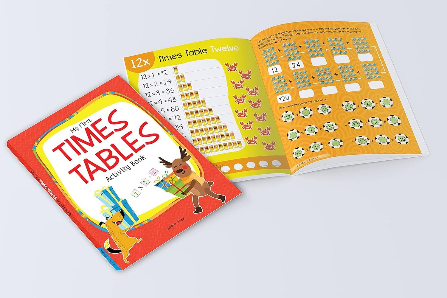 My first times tables activity book : multiplication tables from 1 - 20 with fun and easy math activities for children miniatura 4
