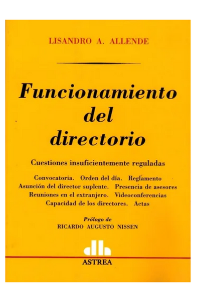 Funcionamiento del directorio