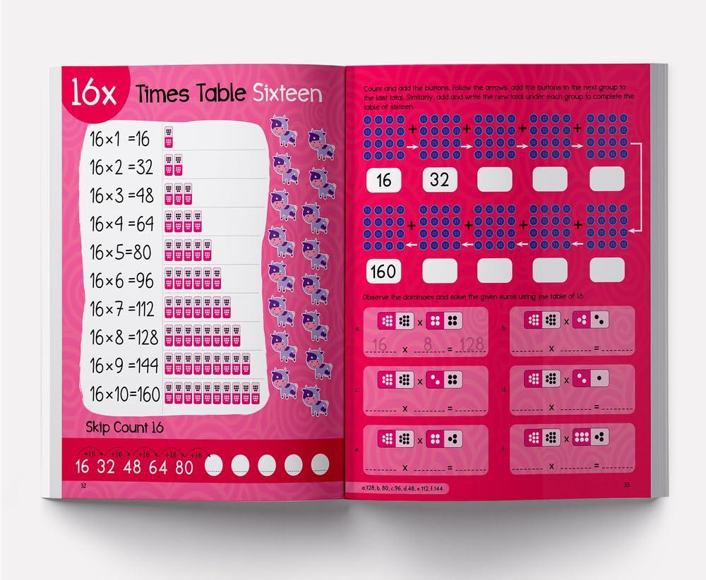 My first times tables activity book : multiplication tables from 1 - 20 with fun and easy math activities for children miniatura 5