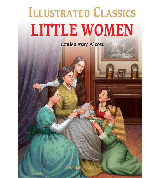 Little women : illustrated abridged children classic english novel with review questions (hardback)