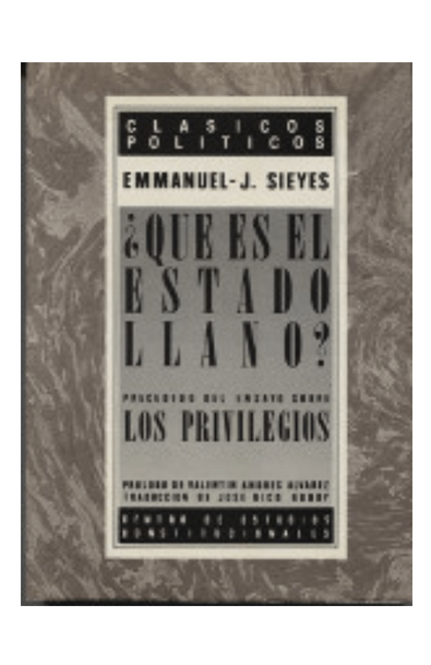 ¿qué es el estado llano? ensayo sobre los privilegios