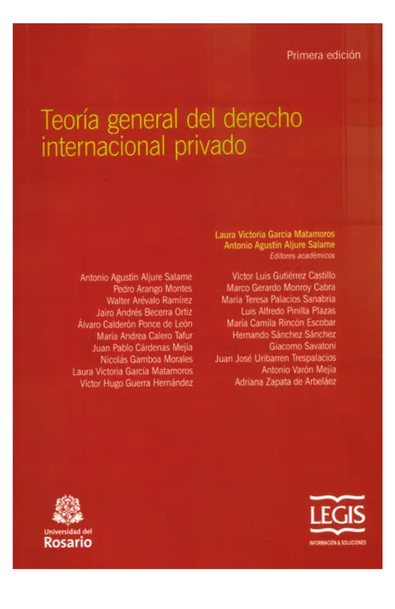 Teoría general del derecho internacional privado ( primera edición)
