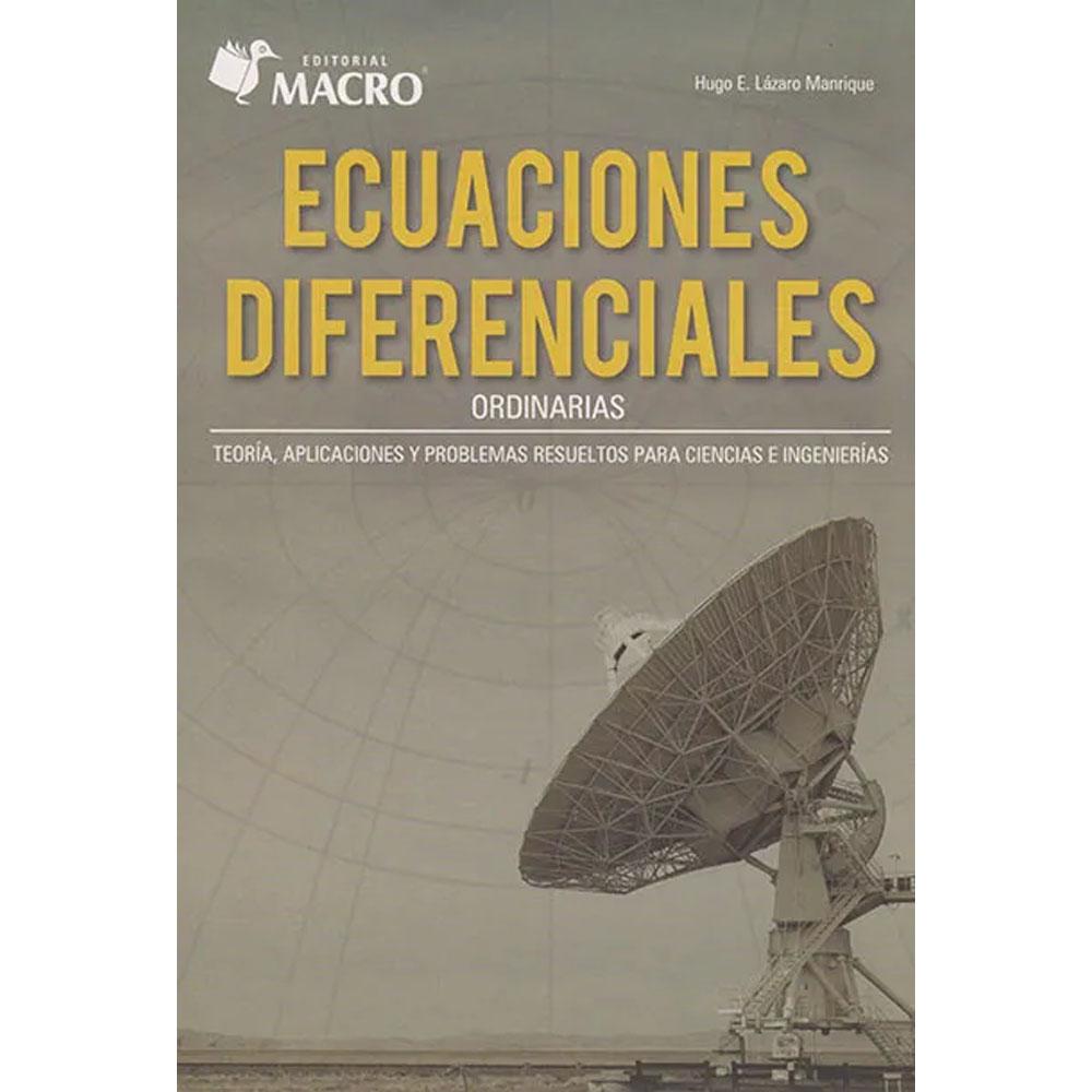 Ecuaciones diferenciales ordinarias hugo e. lázaro manrique