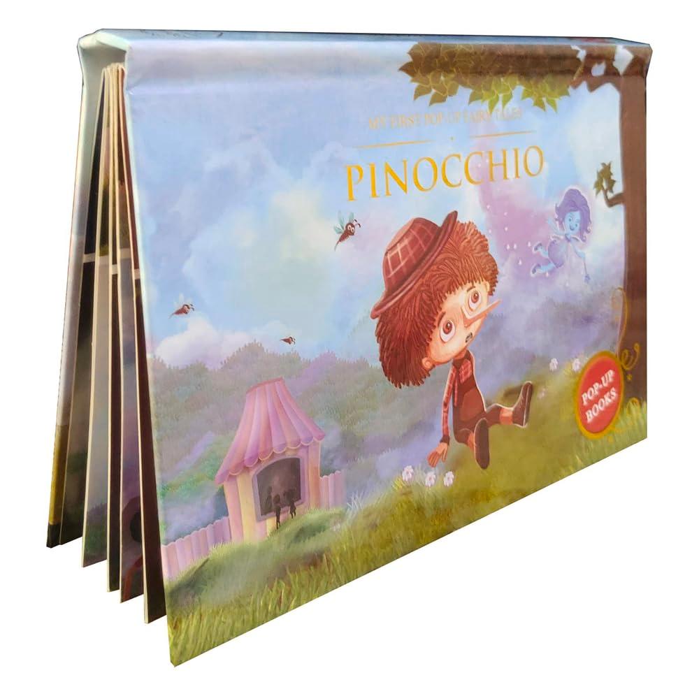 My first pop up fairy tales - pinocchio : pop up books for children miniatura 2