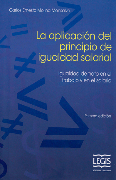 La aplicación del principio de igual salarial 1a edición