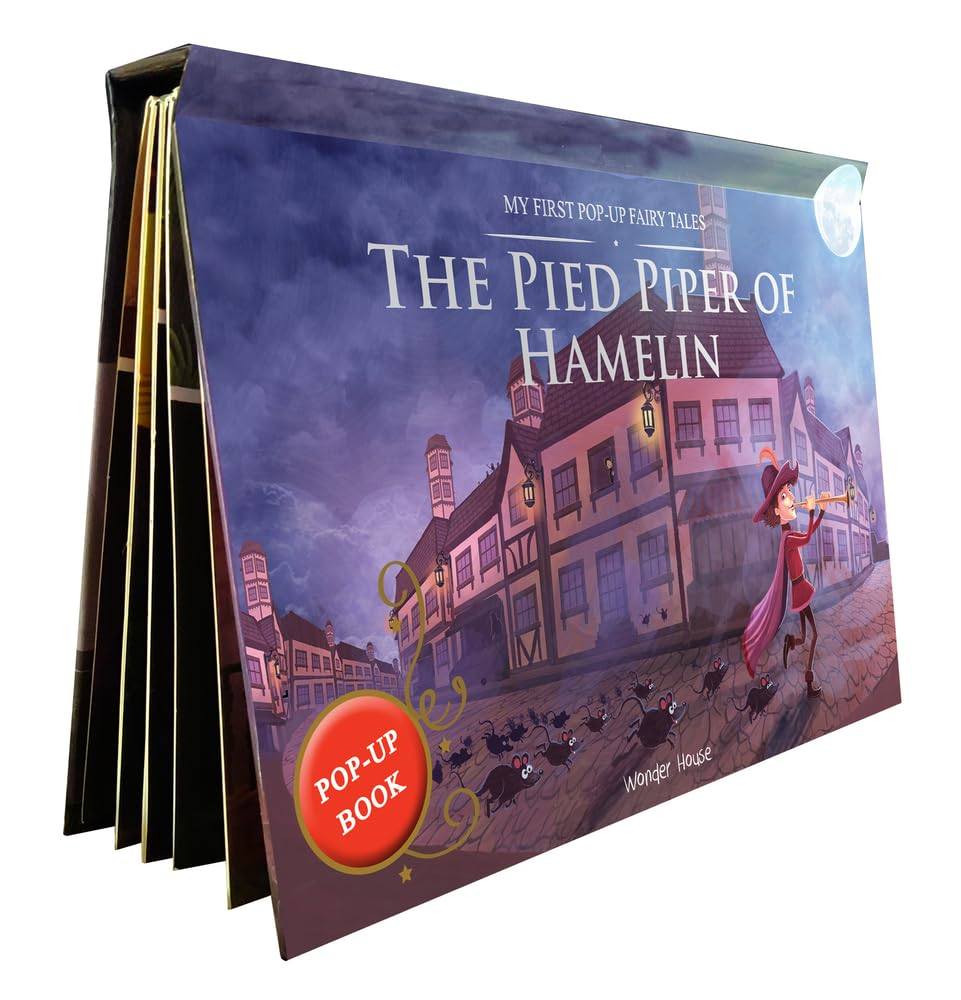 My first pop-up fairy tales - pied piper of hamelin : pop up books for children miniatura 2