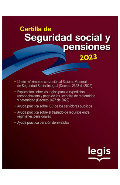 Cartilla de seguridad social y pensiones 2023