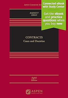 Contracts: cases and doctrine [connected ebook with study center] (aspen casebook series), 8th edition