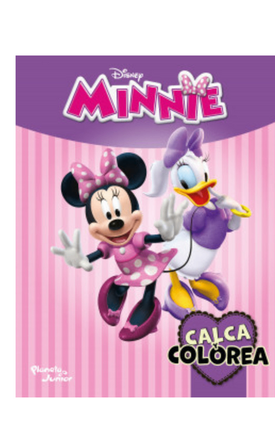 Calca y colorea. minnie