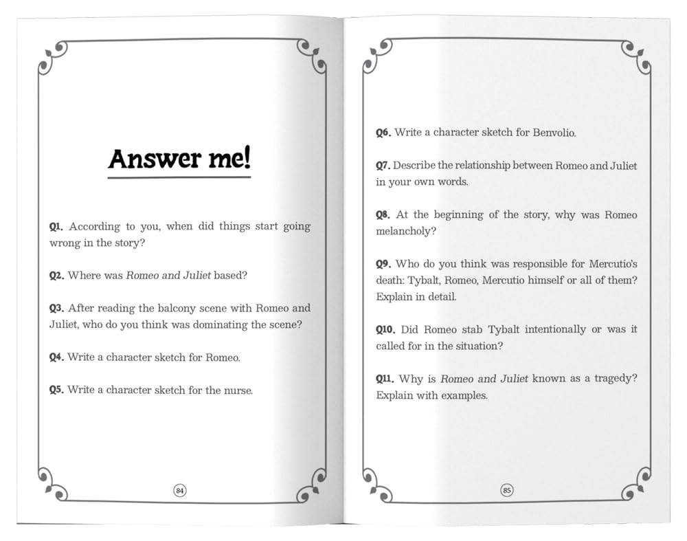 Romeo and juliet : shakespeare’s greatest stories for children (abridged and illustrated) with review questions and an introduction to the themes in the story miniatura 2