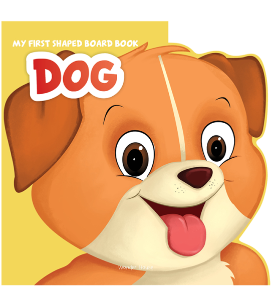 My first shaped board book - dog, die-cut animals, picture book for children