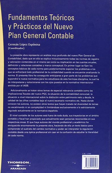 Fundamentos teóricos y prácticos del nuevo plan general contable miniatura 2
