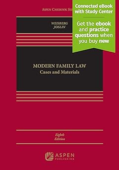 Modern family law: cases and materials [connected ebook with study center] (aspen casebook) (aspen casebook series), 8ª edición