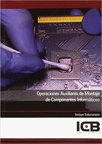 Operaciones auxiliares de montaje de componentes informático